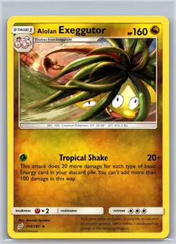 Alolan Exeggutor 114/181 Rare Team Up Pokemon NM/M 620b-13 - Image 1