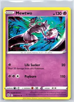 Mewtwo 056/172 Rare Brilliant Stars Pokemon NM/M 618c-57 - Image 1
