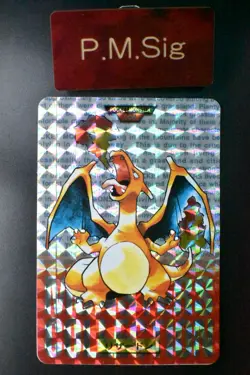 Charizard File No. 006 Carddass Vending Red 1996 Prism Pokemon Card - Image 1