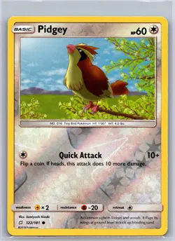 Pidgey 122/181 Common Team Up Pokemon Reverse Holo NM/M 620c-31 - Image 1