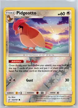 Pidgeotto 123/181 Common Team Up Pokemon Reverse Holo NM/M 620c-32 - Image 1