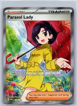 Parasol Lady 238/182 Ultra Rare Paradox Rift Pokemon Holo NM/M 623c-46 - Image 1