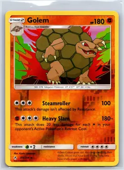 Golem 89/214 Holo Rare Unbroken Bonds Pokemon Reverse Holo NM/M 520c-54 - Image 1