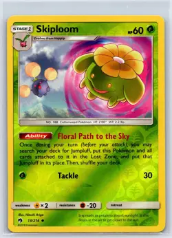 Skiploom 13/214 Uncommon Lost Thunder Pokemon Reverse Holo NM/M 529-51 - Image 1