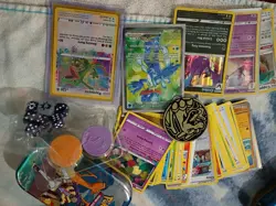 Rayquaza Mega Tin Pokemon Card Lot Rayquaza 138/185 Amazing Rare With More Cards - Image 2