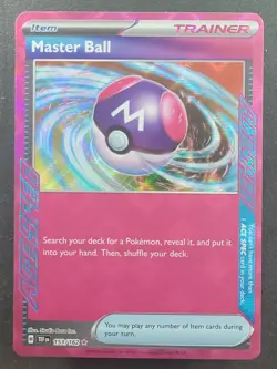 Master Ball 153/162 Ace Spec Temporal Forces Pokemon TCG - Image 1