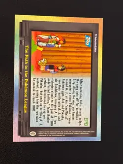 EP8 The Path to the Pokemon League Topps Series 2 Pokemon Holo Foil - Image 2