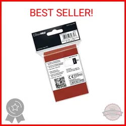 Ultra Pro - PRO Gloss 50ct Standard Size Card Protector Sleeves (Red) - Protect - Image 2