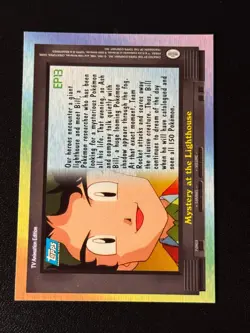 EP13 Mystery at the Lighthouse Holo Pokemon Topps - Image 2