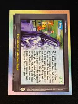 EP19 The Ghost of Maiden Peak HOLO Pokemon Topps Blue Logo - Image 2
