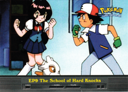 EP9 The School of Hard Knocks - Topps Pokemon Series 2 - Blue Logo - Image 1