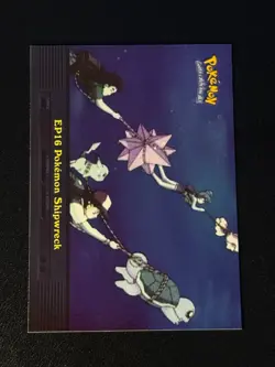 EP16 Pokemon Shipwreck HOLO Pokemon Topps Blue Logo - Image 1