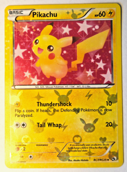 Pikachu RC7/RC25 Holo Legendary Treasures Radiant Collection Pokemon - Image 1