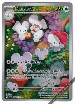 POKEMON MAUSHOLD 226/193 ⭐ ILLUSTRAZIONE RARA~EVOLUZIONI A PALDEA - ITA [MINT-M] - Image 1