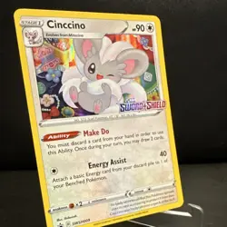 Pokemon TCG - Cinccino SWSH009 Sword & Shield Promo Holo Prerelease EN - MINT - Image 3