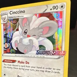 Pokemon TCG - Cinccino SWSH009 Sword & Shield Promo Holo Prerelease EN - MINT - Image 5