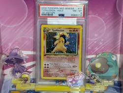 Typhlosion 17/111 1st Edition Holo Rare Neo Genesis Pokemon Tcg PSA 8 - Image 1
