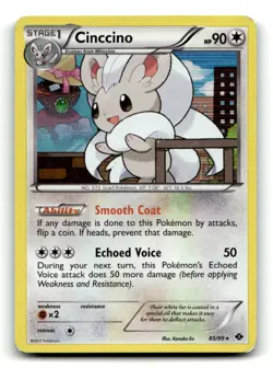 Cinccino 85/99 Holo Rare Next Destinies Pokemon Holo MP - Image 1