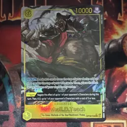 Marshall.D.Teach SEC Alt Art One Piece The Time of Battle OP16-119 Secret Rare - Image 1