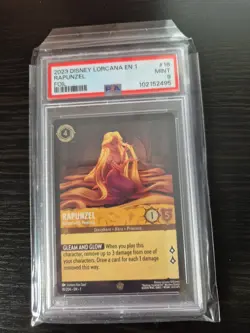 Disney Lorcana TCG Rapunzel Gifted With Healing Legendary FOIL 18/204 PSA 9 Mint - Image 2
