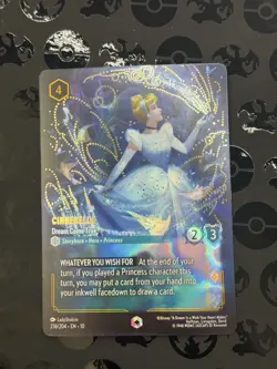Disney Lorcana TCG Cinderella - Dream Come True 236/204 Enchanted Foil ENG - Image 1