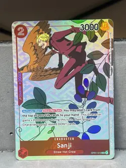 One Piece Card Game Sanji OP01-013 Rare 2023 Gift Collection Set English Edition - Image 1