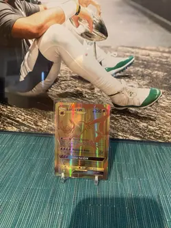 Pokemon Lunala GX Secret Rare Holo 172/156 SM Ultra Prism 250 HP GX Card - Image 3