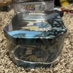 Pokemon Trading Card Game: Vaporeon V Evolutions Tin 2021- 4 Booster Packs - Image 3