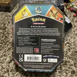 Pokemon Trading Card Game: Vaporeon V Evolutions Tin 2021- 4 Booster Packs - Image 4