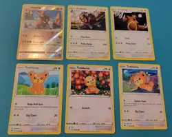 6x Ursaring Teddiursa Lot Pokemon Cards Collection Set LP/nm - Image 1