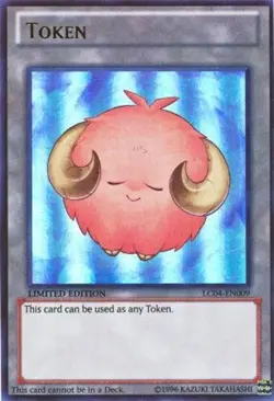 Yu-Gi-Oh Card - LC04-EN009 - PINK LAMB TOKEN (ultra rare holo) - NM - Image 1