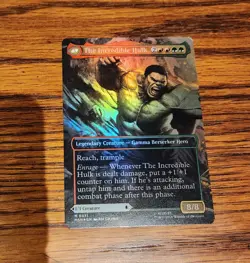 Bruce Banner/The Incredible Hulk MTG (0331) Borderless Foil- Marvel Super Heroes - Image 2