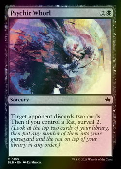 MTG Psychic Whorl Foil ** Bloomburrow ** English (NM) - Image 1