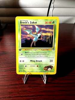 Pokemon Brock's Zubat Gym Heroes #24 1st Edition Rare NM/LP - Image 1