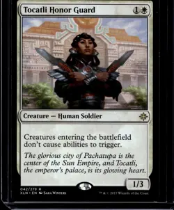 Magic the Gathering MTG Tocatli Honor Guard (42) Ixalan LP - Image 1