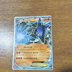 Pokemon Company Lucario EX 54/111 Ultra Rare Holo Furious Fists 180 HP Eng - Image 2