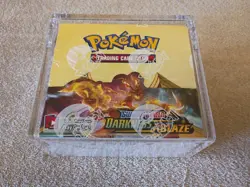 Minty Factory Sealed Pokemon Darkness Ablaze Booster Box With Acrylic Case - Image 1
