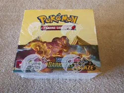 Minty Factory Sealed Pokemon Darkness Ablaze Booster Box With Acrylic Case - Image 2