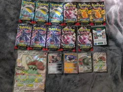 Pokemon TCG Paldean Fates Booster Pack x11 + Promo Cards Factory Sealed - Image 1