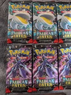 Pokemon TCG Paldean Fates Booster Pack x11 + Promo Cards Factory Sealed - Image 2