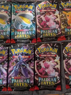 Pokemon TCG Paldean Fates Booster Pack x11 + Promo Cards Factory Sealed - Image 3
