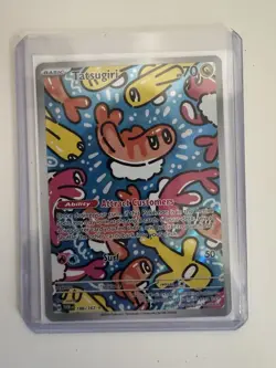 Pokemon TCG Tatsugiri 186/167 Illustration Rare Holo Sv06 Twilight Masquerade - Image 1