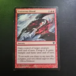 MTG Magic the Gathering Traitorous Blood (166/300) Innistrad LP TCG CCG - Image 1