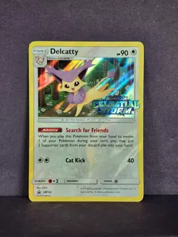 Delcatty - (Prerelease) SM132 Sm Holo Pokemon TCG Card - Celestial Storm - Image 2