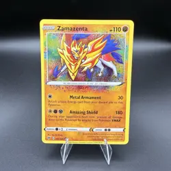 Zamazenta 102/185 Vivid Voltage Pokemon TCG Holo Amazing Rare NM - Image 1