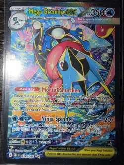 Mega Greninja Ex Chaos Rising Special Illustration Rare 116/86 - Image 2