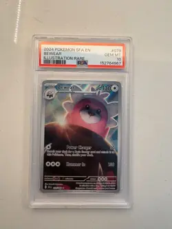 2024 Pokemon Shrouded Fable Bewear #079 Illustration Rare PSA 10 GEM MT - Image 1