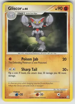Gliscor 55/146 Uncommon Legends Awakened Pokemon Heavily Played - Image 1