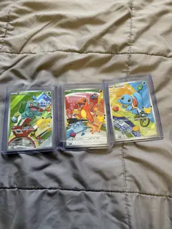 Pokemon TCG First Partner Illustration Collection Series 1 Kanto GEN 1 Starters - Image 1