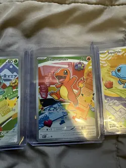 Pokemon TCG First Partner Illustration Collection Series 1 Kanto GEN 1 Starters - Image 3
